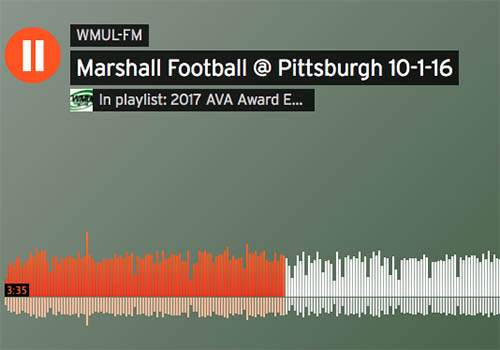 MUSE Winner - Marshall Football at Pittsburgh 10-1-16